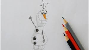 Schneemann Malen I Eiskonigin How To Draw Snowman Olaf I Frozen Risuem Olafa Holodnoe Serdce Youtube