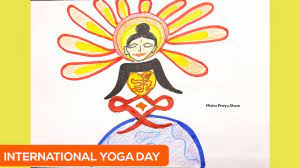 Yoga purifies body, mind, and soul. International Day Of Yoga 2021 International Yoga Day Poster Drawing Easy Drawing On Yoga Youtube
