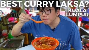 Careful, it's very spicy if you don't usually eat spicy food! Hidden Curry Laksa The Best Curry Mee We Ve Tried Uncle Keong Noodle Stall Malaysia En ä¸­cc Youtube