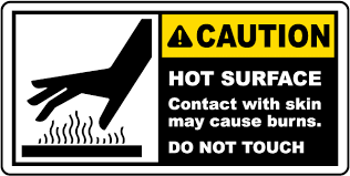 Decorate your laptops, water bottles, notebooks and windows. Caution Hot Surface Do Not Touch Label J6622 By Safetysign Com