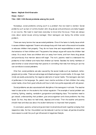 Ac lits practitioner researcher alr: Doc Title Gec 1033 Social Problems Among The Youth Najihah Khairudin Academia Edu