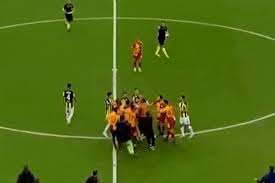 The reason is that galatasaray's stadium is located on the european side and fenerbahçe's on the asian side of istanbul. Tottenham Flop Roberto Soldado In Thick Of Mass Brawl Between Rivals Galatasaray And Fenerbahce As Turkish Clash Kicks Off