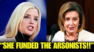 Pam Bondi FILES CHARGES For Nancy Pelosi After She FUNDS ARSONIST