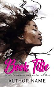 Buy Minimalist Book Cover: Black Woman Profile Abstract Sketch (digital  Download, Commercial Use OKAY Online in India