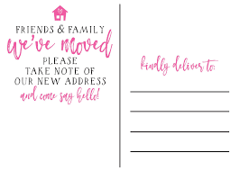 As low as $1.19 ea. We Ve Moved Cards Friends Family Stamp Out