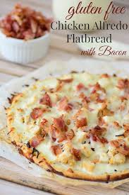 Gluten Free Chicken Alfredo Flatbread Gluten Free Chicken Gluten Free Pizza Gluten Free Dairy Free