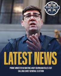 🚨Andy Burnham has said he will not call an early General Election if he becomes Prime Minister, insisting his focus would be on delivering the promises already made to voters. During a