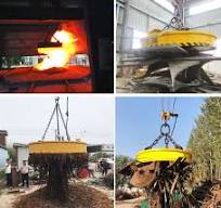 How are electromagnets used in scrap yards - Kino Cranes
