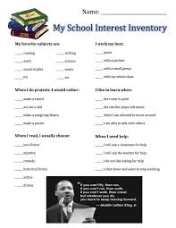 Student Interest Inventory Student Interest Survey Student Interest Inventory Student Survey