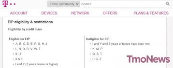 T Mobile Making Minor Adjustments To Its Credit Requirements