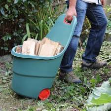 Chariot De Jardin A Roulettes En Plastique L Accessoire Malin Pour Transporter Buches Dechets Verts Plantes Outil Outils Jardinage Dechets Verts Jardinage