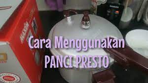 Meski tidak menggunakan karet, jangan khawatir karena daya tekan panci presto ini tetap maksimal, karena dilengkapi dengan valve ring yang mampu menutup dengan rapat. Cara Menggunakan Panci Presto Youtube