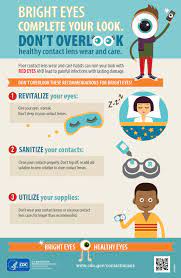 Bright Eyes Complete Your Look Safety Tips For Contact Lens Wearer Contact Lenses Lens Eye Facts
