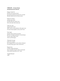 Yang tidak sederajat dan hanya terikat tali kebebasan sebuah harapan yang berawal dari impian. Usman Awang Sajak Hari Guru