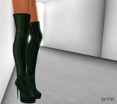 Second Life Marketplace Sotf Over Knee Boots Dark Green F