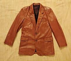 Details About Bally Of Switzerland Men Sz 38 Italy Brown Soft Leather Sport Blazer Vtg Jacket