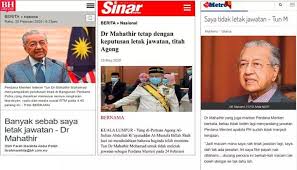 Menteri, timbalan menteri dan glc letak jawatan hari ini juga!! Dr Mahathir Cuba Reka Cerita Mykmu Net