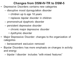 Mood Disorder Categories Dsm Iv Depressive Disorders Major Depressive Disorder Clinical Depression Dysthymia Depressive Disorder Not Otherwise Specified Ppt Download