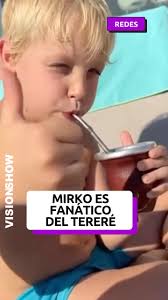 🧉 La cuenta de Mirko, el hijo de Marley, subió un video donde se lo ve  disfrutando del tereré, una bebida típica del norte argentino y de  Paraguay. En la publicación contó
