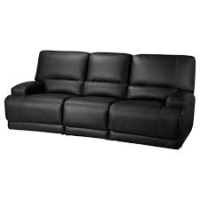 Ikea Vannas Sofa With Adjustable Seat Back Murum Black Real Leather Sofas Sofa Ikea