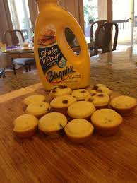 Bisquick Blueberry Muffin Recipe Pancake Bites I Used Shake N Pour Bisquick That I Poured Into Mini Muffin Trays I Let My Kids Pick Toppings Of Breakfast Bars Recipe Pancake Bites Bisquick