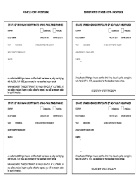 Feel free to download one of our free auto repair receipt templates to create your receipt. Certificate Of No Fault Insurance Michigan Fill Out And Sign Printable Pdf Template Signnow