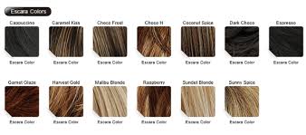 Escara Hair Color Chart