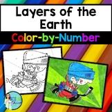 Directions and an example/answer key are provided. Earth Layers Color Worksheets Teaching Resources Tpt
