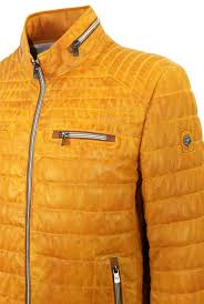 Milestone lederjacke silverlink herren leather jacket winterjacke braun gr. Milestone Herren Lederjacke Steppjacke Lammnappa Gelb