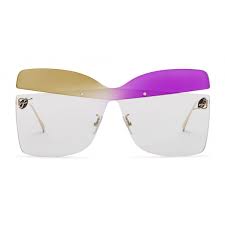 Fendi Karligraphy Butterfly Sunglasses Gold Tobacco Purple Sunglasses Fendi Eyewear Avvenice