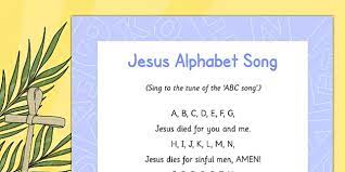 Here's jackson to sing about the letter j. Jesus Alphabet Song Expressive Arts Resources Twinkl