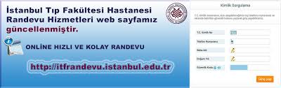 Internet Randevu Hizmetleri Web Sayfasi Guncellemesi