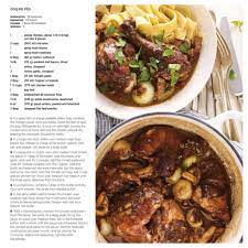 coq au vin ricardo cuisine chicken main dishes coq au vin food