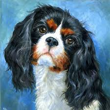 Custom Pet Portrait Dog Painting From Your Photo Original 8x8 Pet Painting By Hope Lane Spaniel Art Dog Print Art Dog Paintings