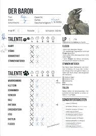 Pen and paper charakterbogen beispiele : Rocket Beans Tv Die Charakterbogen Vom Animal Squad Um Facebook
