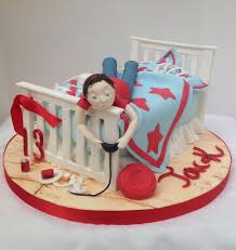 Turquoise and white animal prints cover each of the two layers, one round, one square. Teenage Boy Cake Cake By Samantha S Cake Design Cakesdecor