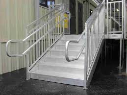 Did you scroll all this way to get facts about exterior stairs? Aluminum Steps With Handrail Redd Team