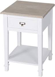 New Kinsuite White Side Table Drawer Storage Shelf Wood End Table Nightstand Living Room Bedroom Online Shopping Perfectfurniture In 2020 End Tables With Drawers Side Table With Drawer White Side Tables