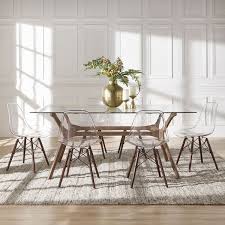 Overstock Com Online Shopping Bedding Furniture Electronics Jewelry Clothing More Glass Table Decor Glass Dining Room Table Clear Dining Chairs