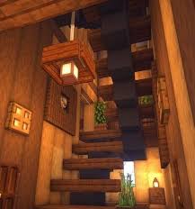 This staircase is just a pillar with stairs on the sides and slabs on the corners. Stairs Design Ideas How To Make Modern Stairs In Minecraft