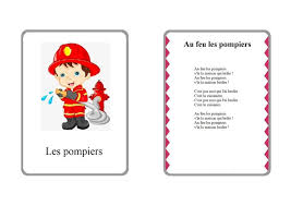 Au Feu Les Pompiers Comptines Comptine Et Jeux De Doigts Comptine A Imprimer