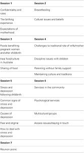 A copy of the scale was distributed to women on d2 postpartum. Frontiers The Pilot And Evaluation Of A Postnatal Support Group For Iraqi Women In The Year Following The Birth Of Their Baby Psychology