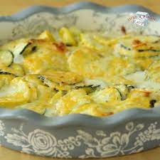 Zucchini And Squash Au Gratin Recipe Easy Recipes Au Gratin Recipes Yellow Squash Recipes Recipes