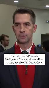 Sen. Tom Cotton (R-AK), who heads Senate Intelligence, told reporters the  second strike