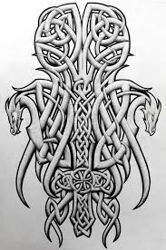 This type of tattoo is preferred by men and is big in size. Celtic Dragons And Cross By Tattoo Design On Deviantart Viking Tattoos Celtic Dragon Tattoos Celtic Dragon