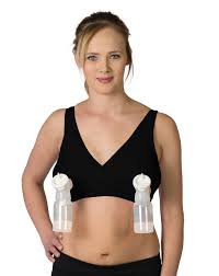 details about essential relaxed pumpnurse nursing bra with built in hands free pumping bra