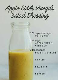 Apple Cider Vinegar Salad Dressing Salad Dressing Recipes Homemade Homemade Salad Dressing Healthy Salad Dressing Recipes Healthy