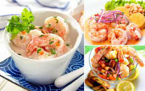 Ceviche De Camarones Receta Ceviche De Camaron Ceviche Ceviche De Camaron Peruano