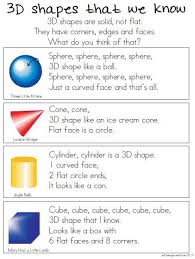 10 Activities For Describing 3d Shapes In Kindergarten Shapes Kindergarten Teaching Shapes 3d Shapes Kindergarten