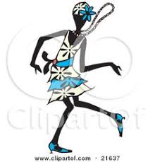 Dance Silhouette Clip Art Clipart Picture Illustration Of A Dancing Flapper Woman In A White And Silhouette Clip Art Picture Illustration Clip Art